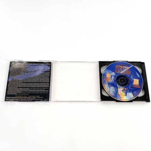 Star Wars: Episode I Racer & Rebel Assault II: Hidden Empire PC Mint Discs - Picture 6 of 9